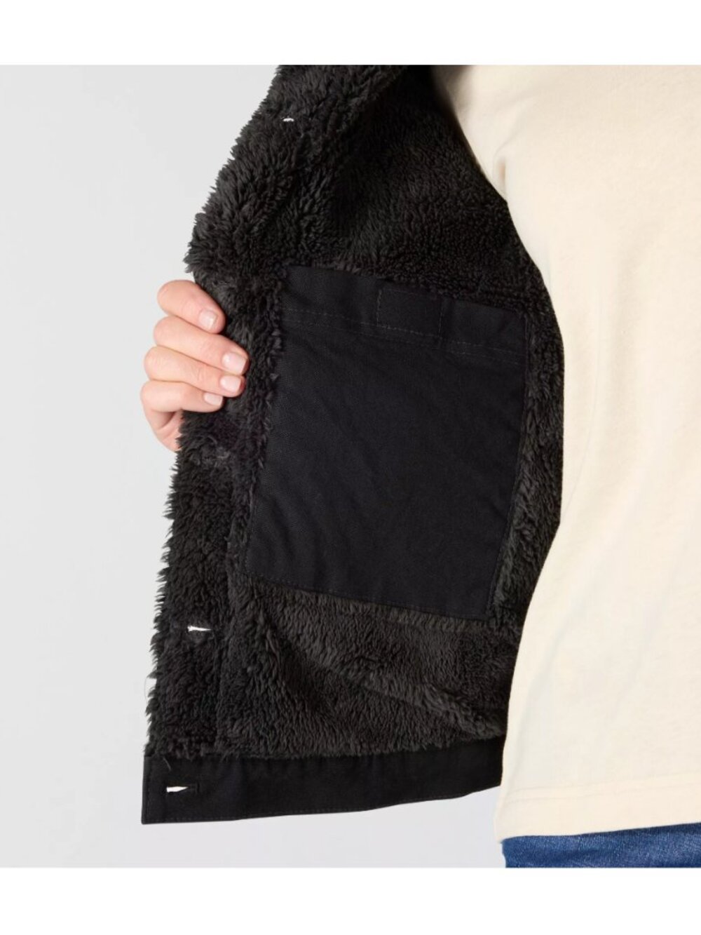 Carhartt Women's Rugged Flex® Loose Fit Canvas Sherpa-Lined Jacket NWT sz S - Picture 8 of 9